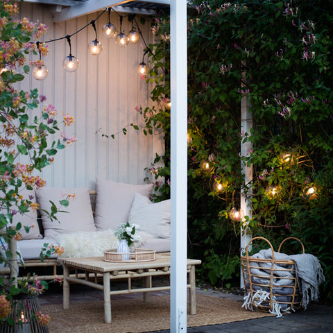 A Cosy Outdoor Space Gets a Lighting Update!