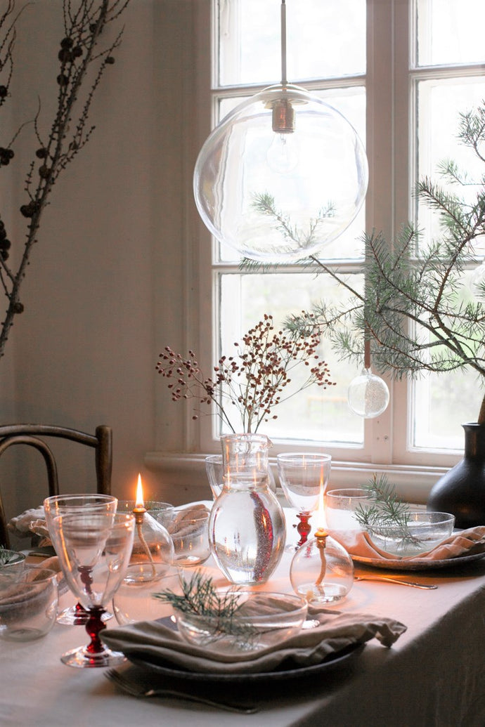 Beautiful Danish Christmas Decorations, In a Cosy Swedish Cottage