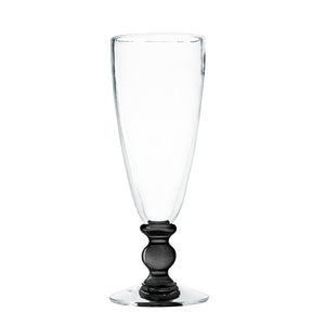 Mundblæst Balu champagneglas, grå - designet af Pernille Bülow