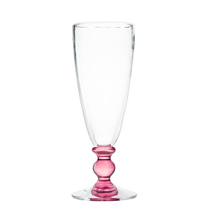 Mundblæst Balu champagneglas, rosa - designet af Pernille Bülow