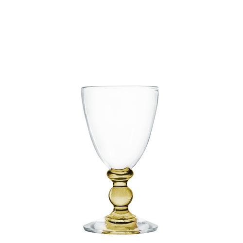 Mundblæst Balu portvinsglas, oliven - designet af Pernille Bülow