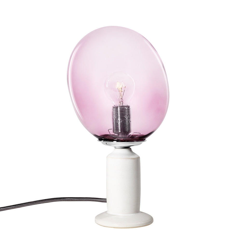 Lille SKY keramiklampe, hvid - design Pernille Bülow og Ejnar Paulsen