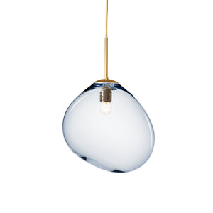 Mundblæst SKY glaslampe, grå mega - designet af Pernille Bülow
