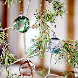 Håndlavede SKY juleophæng - julepynt i glas fra Pernille Bülow